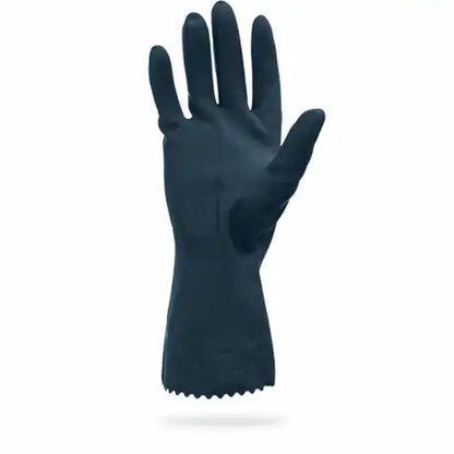 Safety Zone® Flock Lined Neoprene Latex Blend 28 mil Gloves, Black, Med, 12 Pairs (SZNGRFB-MD-1S)