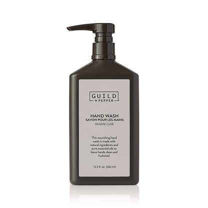 Guild+Pepper Hand Wash, Warm Oak, 12.2 oz Bottle, 12/Carton (GIS100306)
