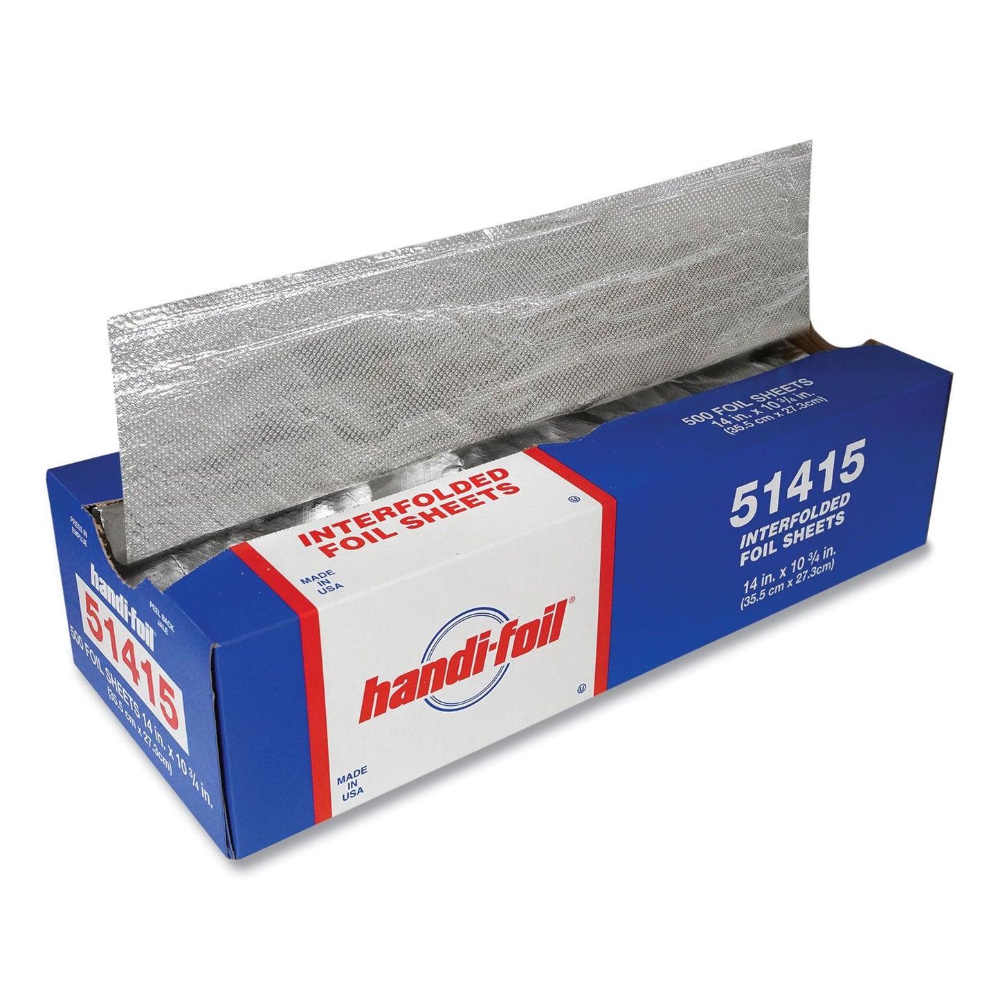 Handi-Foil Interfolded Foil Sheets, 14 x 10.75, 6/Carton (HFA51415)