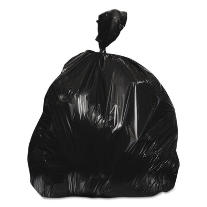 Heritage Bag High-Density Waste Can Liners, 30 gal, 10 microns, 30" x 37", Black, 500/Carton (HERZ6037MKR02)