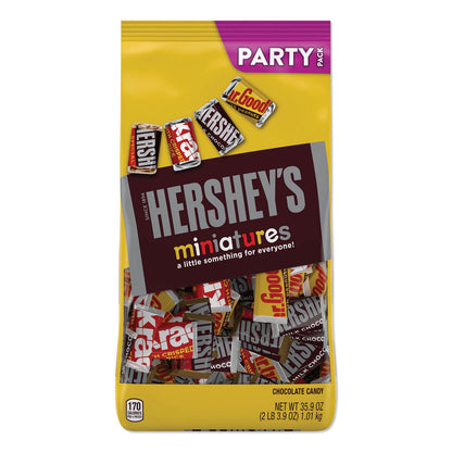 Hershey's Miniatures Variety Pack, Assorted, 35.9 oz (HRS21458)