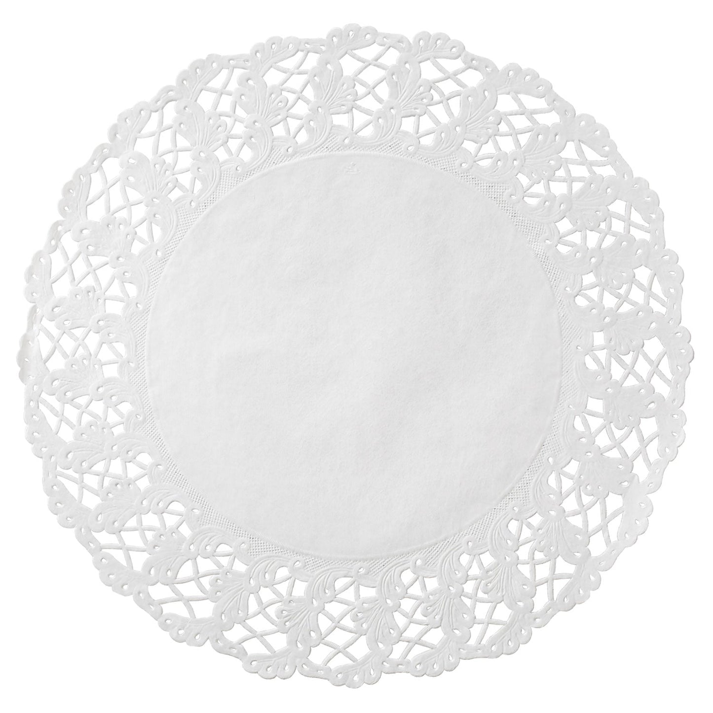 Hoffmaster Kenmore Round Cake Lace, 16-1/2", White (HFM500260)