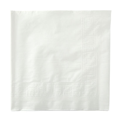 Hoffmaster Tissue/poly Tablecovers, 54" X 54", White, 50/carton (HFM210046)