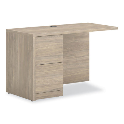 HON 10500 Series Return with Full-Height Pedestal, Left, 48" x 24" x 29.5", Kingswood Walnut (HON105906LLKI1)