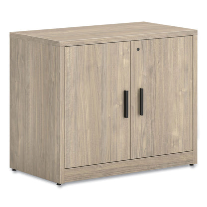 HON 10500 Series Storage Cabinet with Doors, Two Shelves, 36" x 20" x 29.5", Kingswood Walnut (HON105291LKI1)