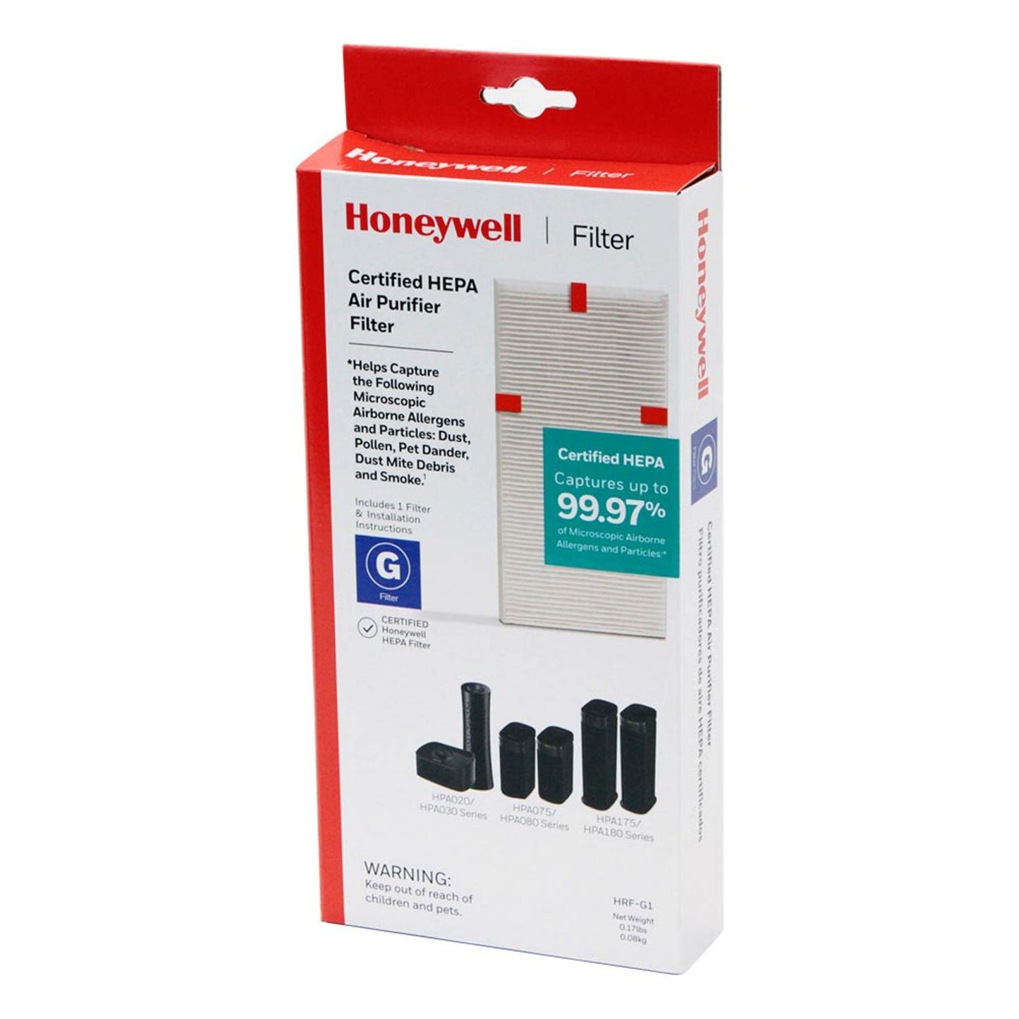 Honeywell Filter G True HEPA Air Purifier Filter, 1.5 x 10 (HWLHRFG1)
