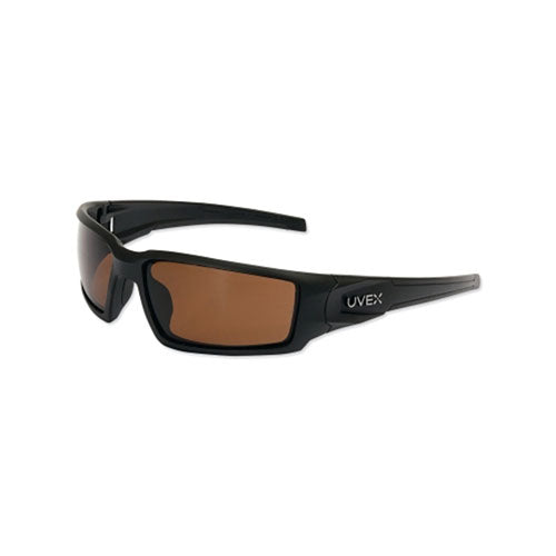 Honeywell Hypershock™ Safety Eyewear, Espresso Polarized Polycarbonate Lens, Hardcoat, Matte Black Polycarbonate Frame (763-S2949)