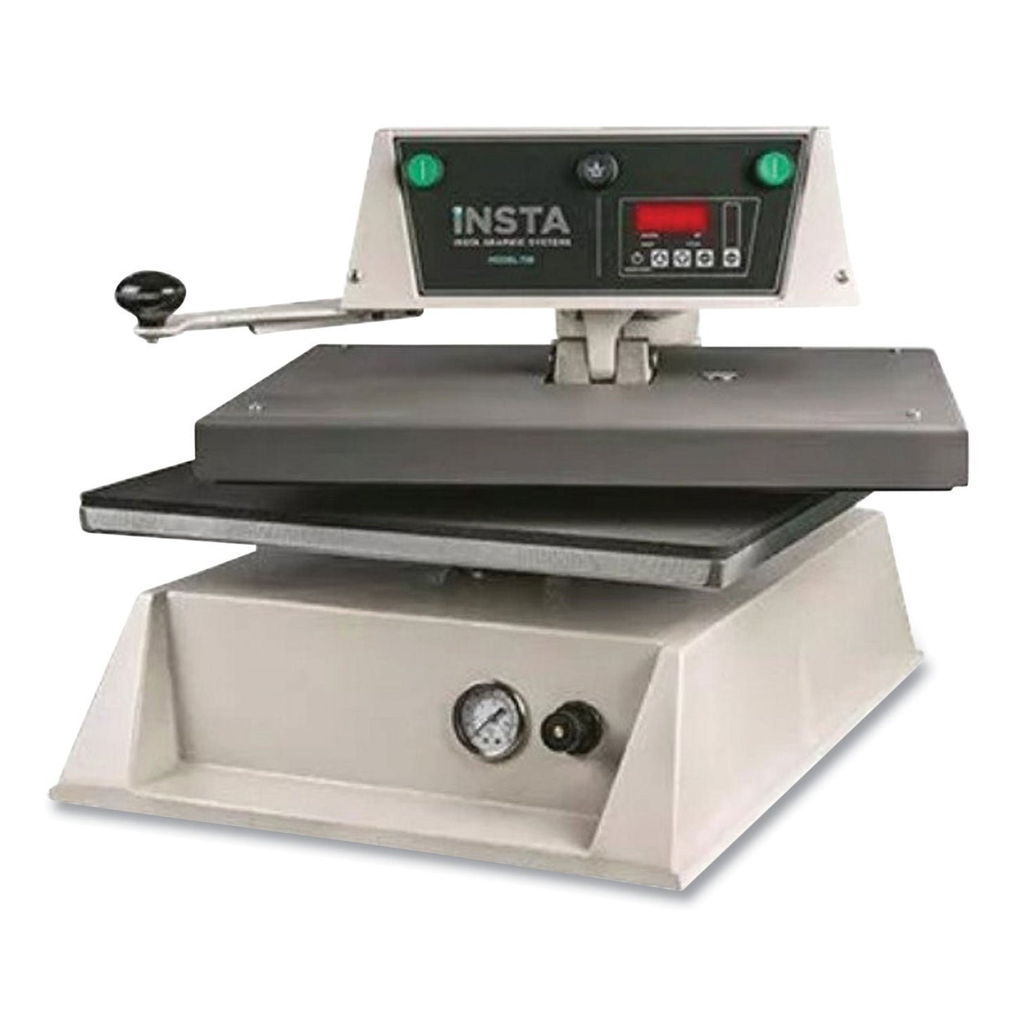 Insta 728 Heat Press Machine, 33.13 x 29.88 x 26, Beige/Black (IGTMS728S)