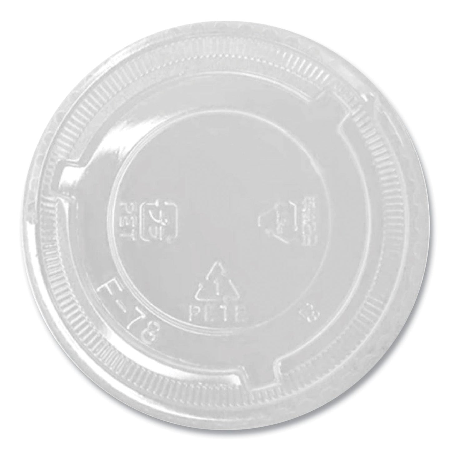 Karat PET Lids, Fits 8 oz to 10 oz Cold Cups, No Hole Flat Lid, Clear, 1,000/Carton (KRTCKC78TSNH)