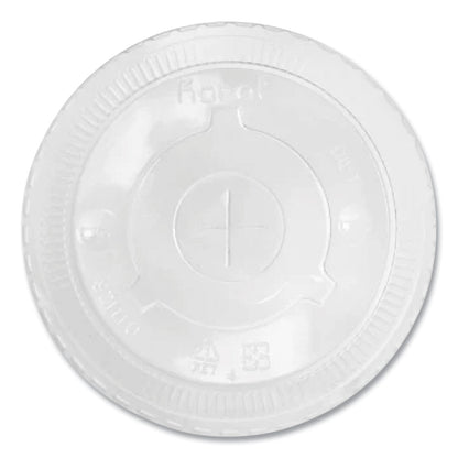 Karat PET Lids, Fits 32 oz Cold Cups, Flat Lid, Clear, 600/Carton (KRTKRTCKCL1045)