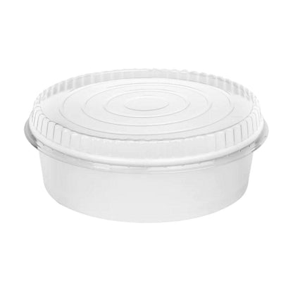 Karat Plastic Lid for Food Bucket, Clear, Plastic, 270/Carton (KRTFPPSBL203OPS)
