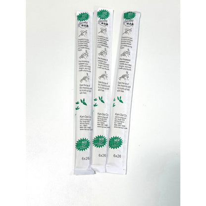 Kari-Out Chopsticks, 9", White, 1,340/Carton (KOT1100310)