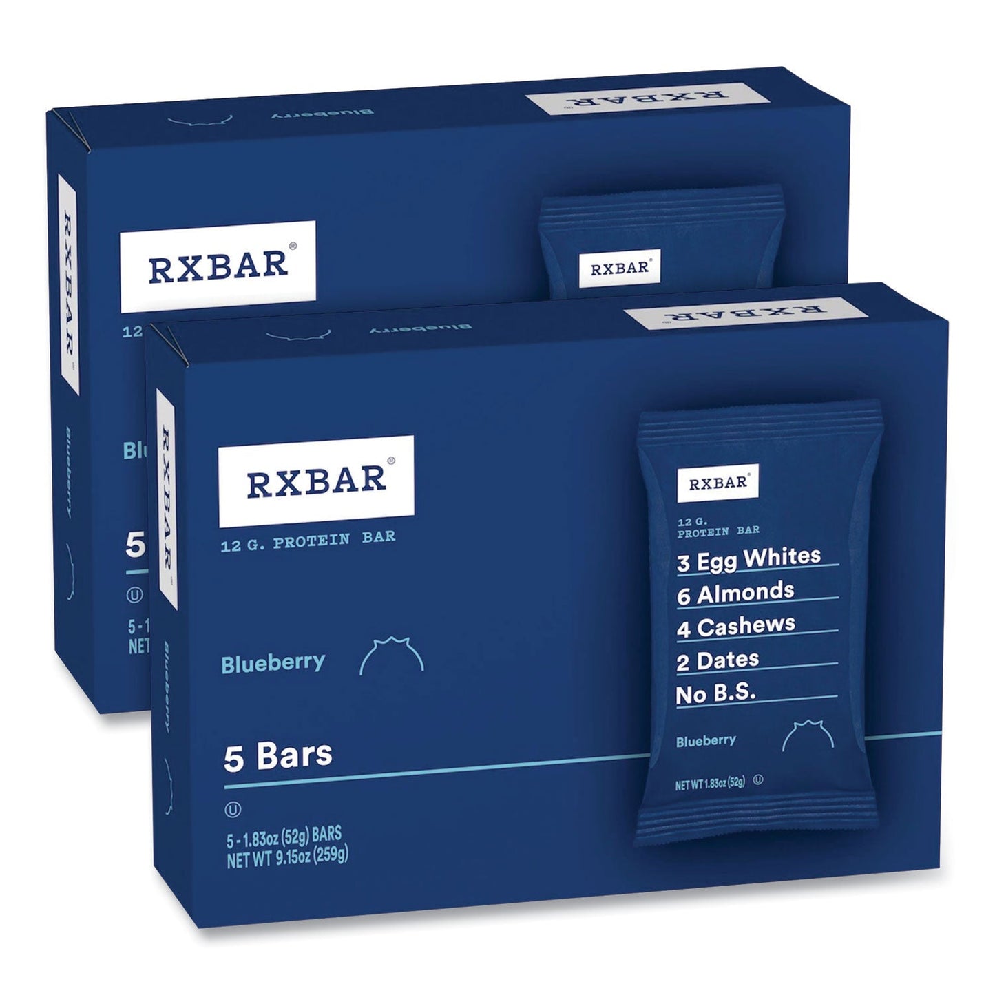 Kellogg's Adult Bars, Blueberry, 1.83 oz Bar, 5 Bars/Box, 2 Boxes/Carton (GRR60000741)