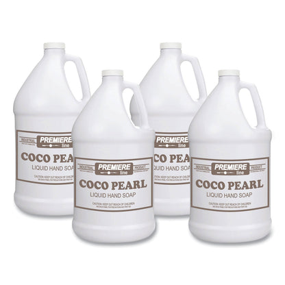 Kess Coco Pearl Liquid Hand Soap, Coconut Scent, 128 oz Bottle, 4/Carton (KESCOCOPEARL)