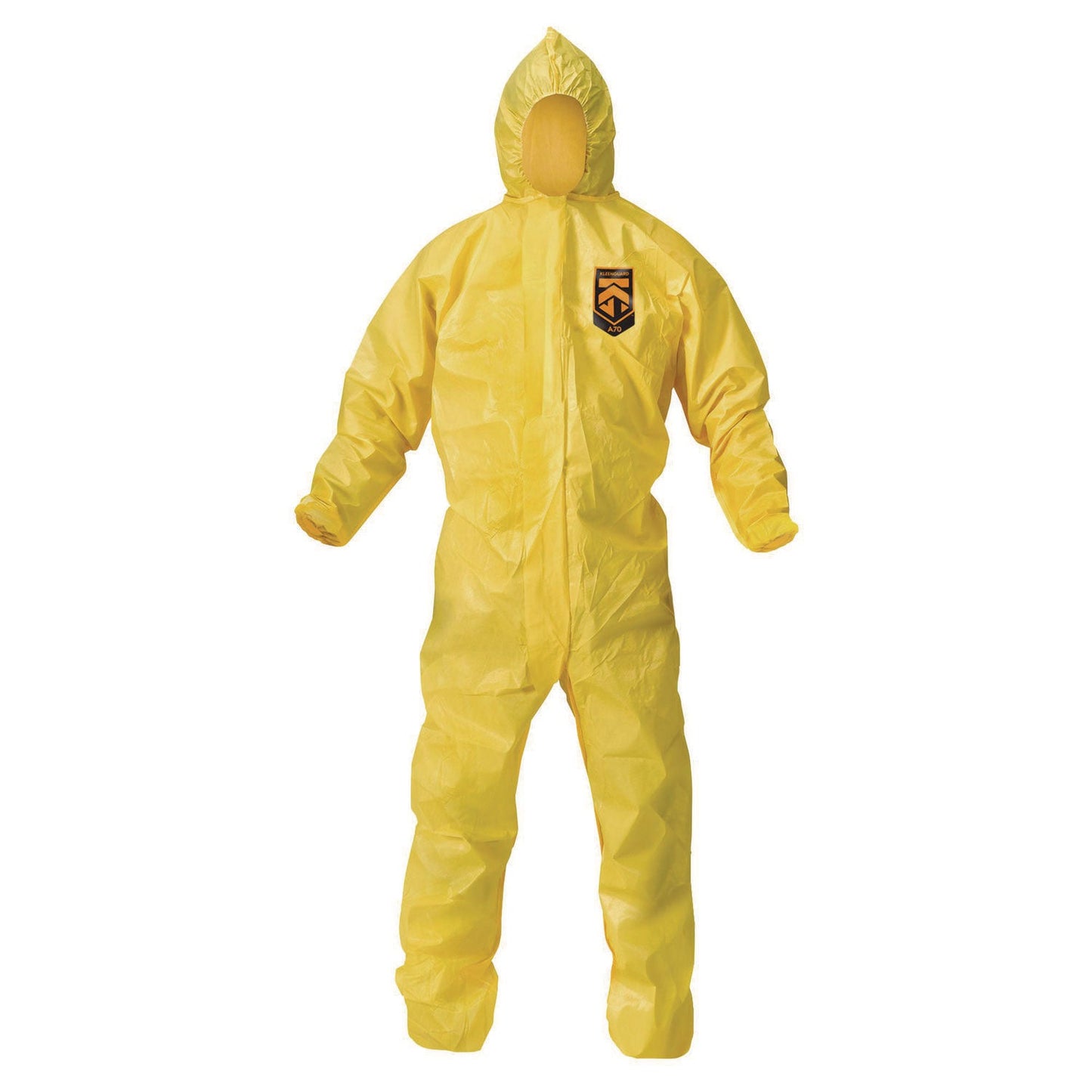 KleenGuard A70 Chemical Spray Protection Coveralls, 3X-Large, Yellow, 12/Carton (KCC09816)