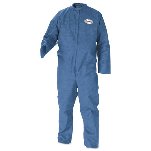 KleenGuard A20 Zipper Front Protection Coveralls, X-Large, Blue, 24/carton (KCC58534)