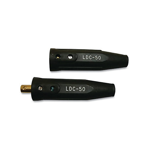 Lenco International DINSE Type Cable Connector, Complete Unit, 4 thru 1/0, Single Oval thru Point, 250 Amp (380-05430)