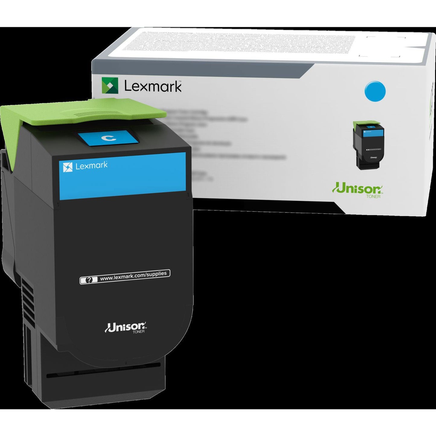 Lexmark 70C0HCG High-Yield Toner, 3,000 Page-Yield, Cyan (LEX70C0HCG)