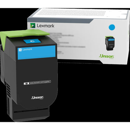 Lexmark 70C0HCG High-Yield Toner, 3,000 Page-Yield, Cyan (LEX70C0HCG)