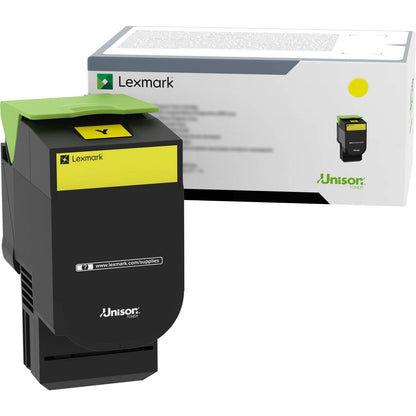 Lexmark 70C0HYG High-Yield Toner, 3,000 Page-Yield, Yellow (LEX70C0HYG)