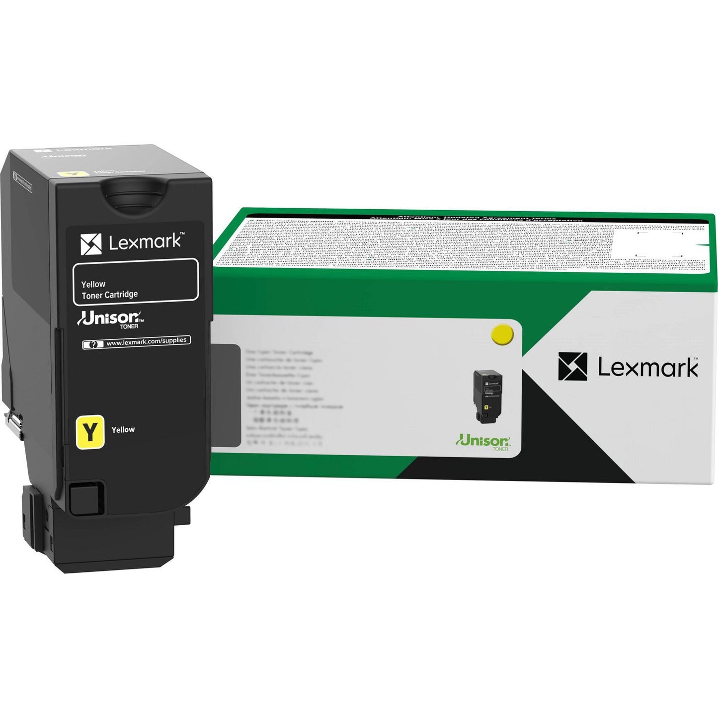 Lexmark 71C10Y0 Return Program Toner Cartridge, 5,000 Page-Yield, Yellow (LEX71C10Y0)