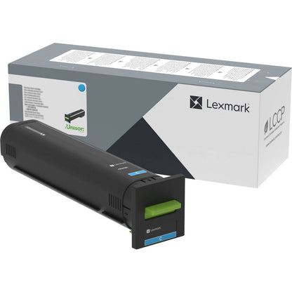 Lexmark 72K0X20 Extra High-Yield Toner, 22,000 Page-Yield, Cyan (LEX72K0X20)