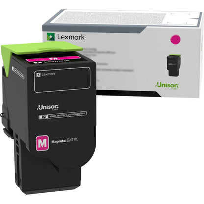 Lexmark 78C00MG Return Program Toner, 1,400 Page-Yield, Magenta (LEX78C00MG)