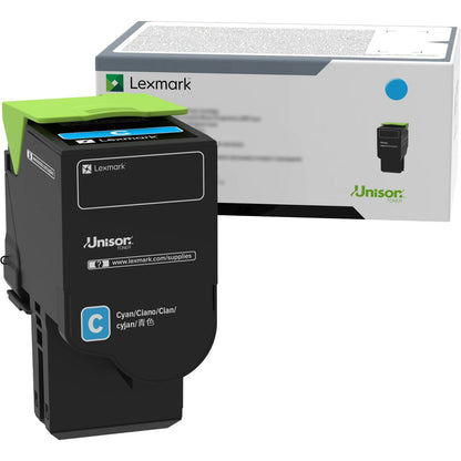 Lexmark 78C0UCG Return Program Ultra High-Yield Toner, 7,000 Page-Yield, Cyan (LEX78C0UCG)