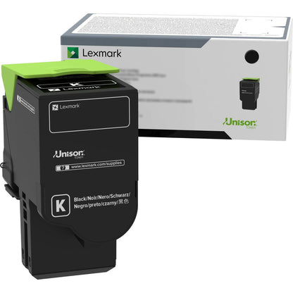 Lexmark 78C0UKG Return Program Ultra High-Yield Toner, 10,500 Page-Yield, Black (LEX78C0UKG)