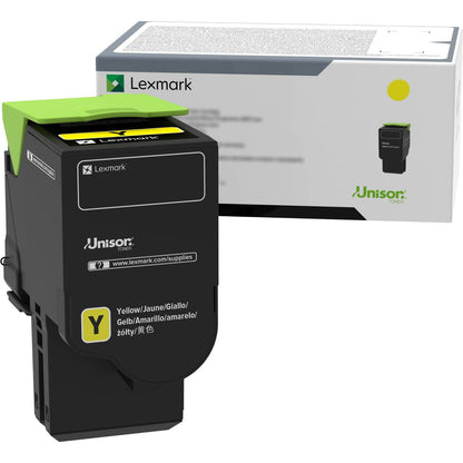 Lexmark 78C0XYG Return Program Extra High-Yield Tonerx, 5,000 Page-Yield, Yellow (LEX78C0XYG)