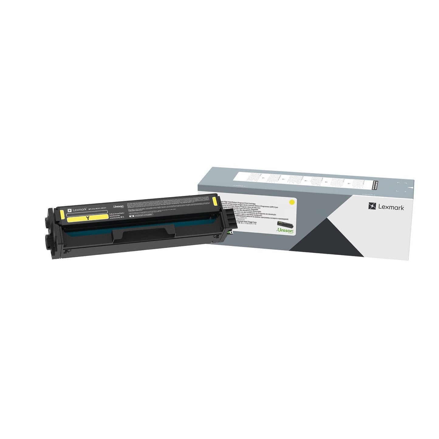 Lexmark C320040 Toner Cartridge, 1,500 Page-Yield, Yellow (LEXC320040)