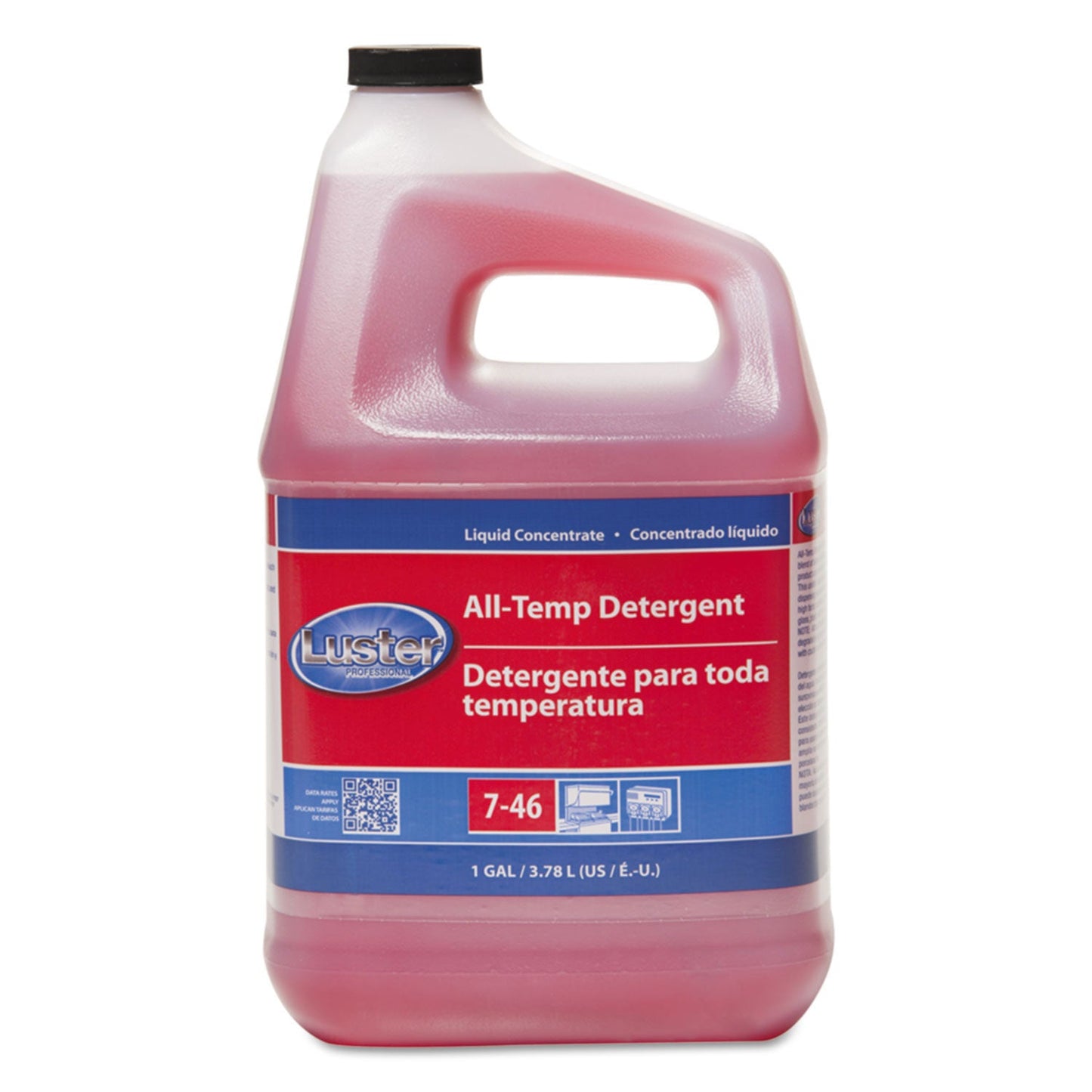 Luster Professional All-Temp Detergent, Liquid, 1 gal, 4/Carton (PPL45922)