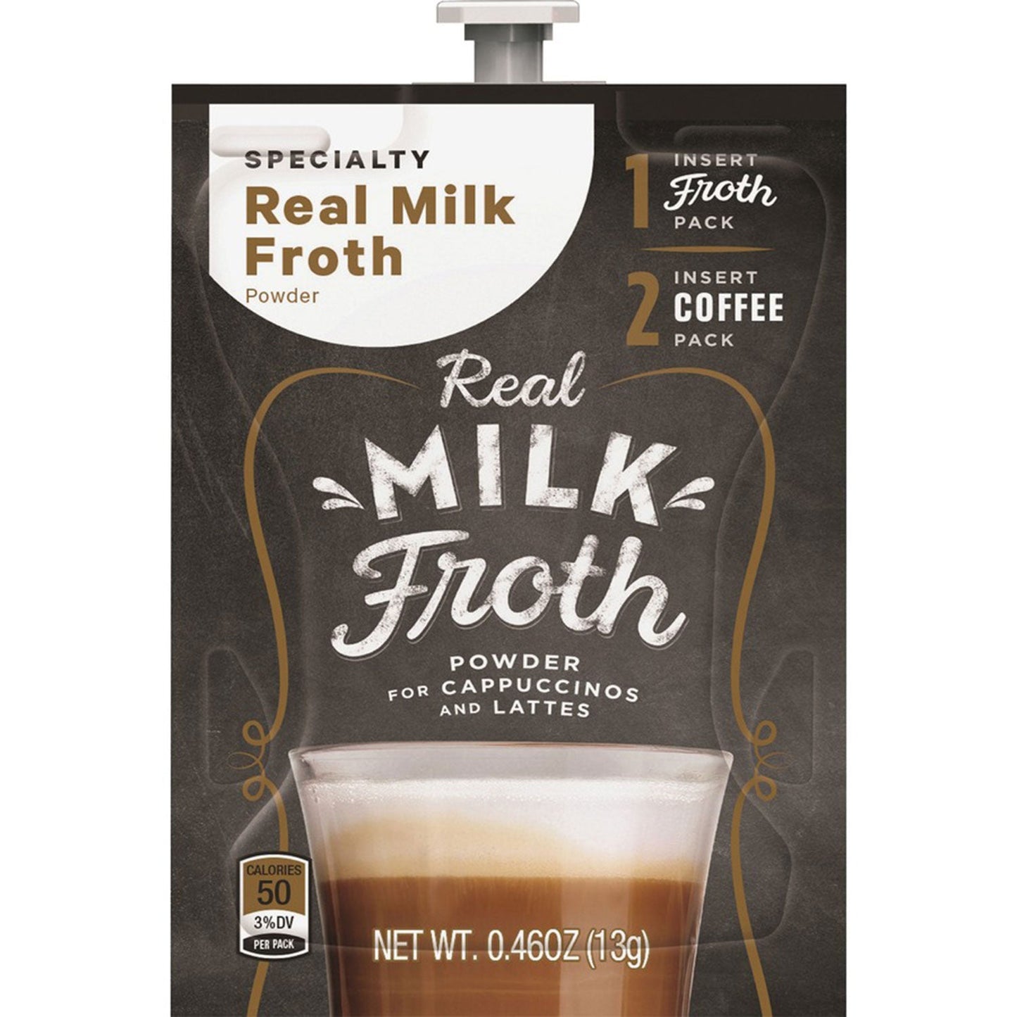 Flavia Dairy Milk Froth Powder Freshpack, Original, 0.46 oz Pouch, 72/Carton (LAV48002)