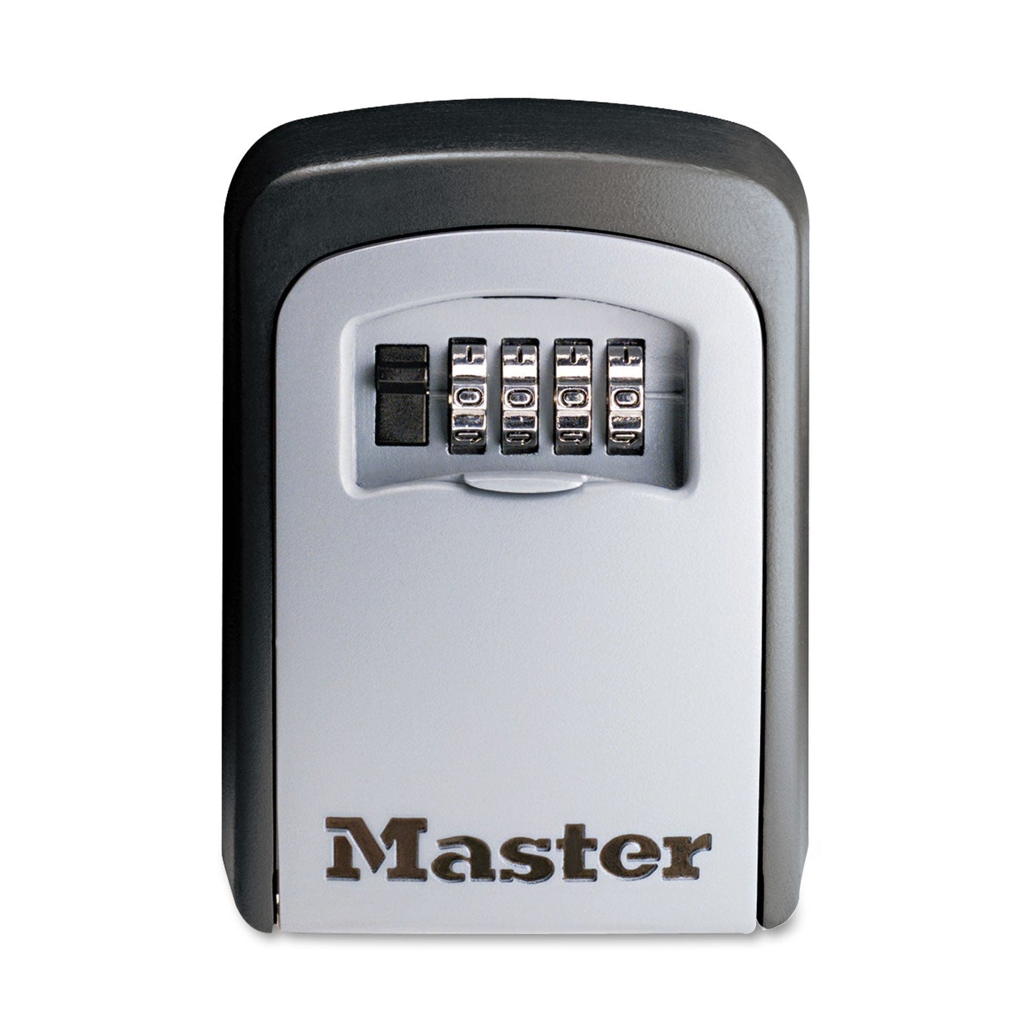 Master Lock Locking Combination 5 Key Steel Box, 3 1/4w x 1 1/2d x 4 5/8h, Black/Silver (MLK5401D)