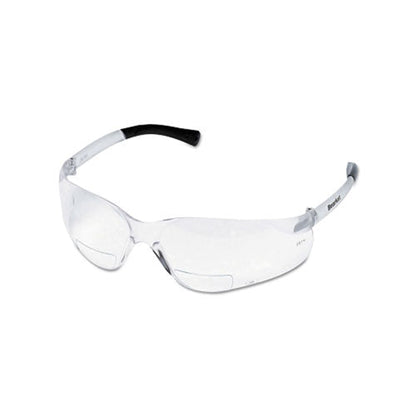MCR™ Safety BearKat® BK1 Series Bifocal Readers Safety Glasses, Clear Lens, 2.5 Dipter, Clear Frame (135-BKH25)