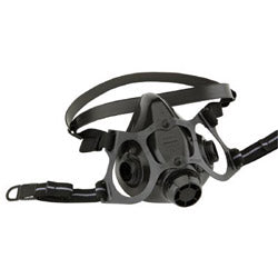 North Safety® 7700 Series Half Mask Respirator, Small, Resists Particulates, Chemical, Contamination and Gas, Cradle Suspension, Silicone (068-770030S)