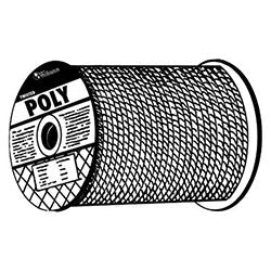 Orion Ropeworks Monofilament Twisted Poly Ropes, 2,168 lb Cap., 600 ft, Polypropylene, Yellow (811-350120-00600-R0283)