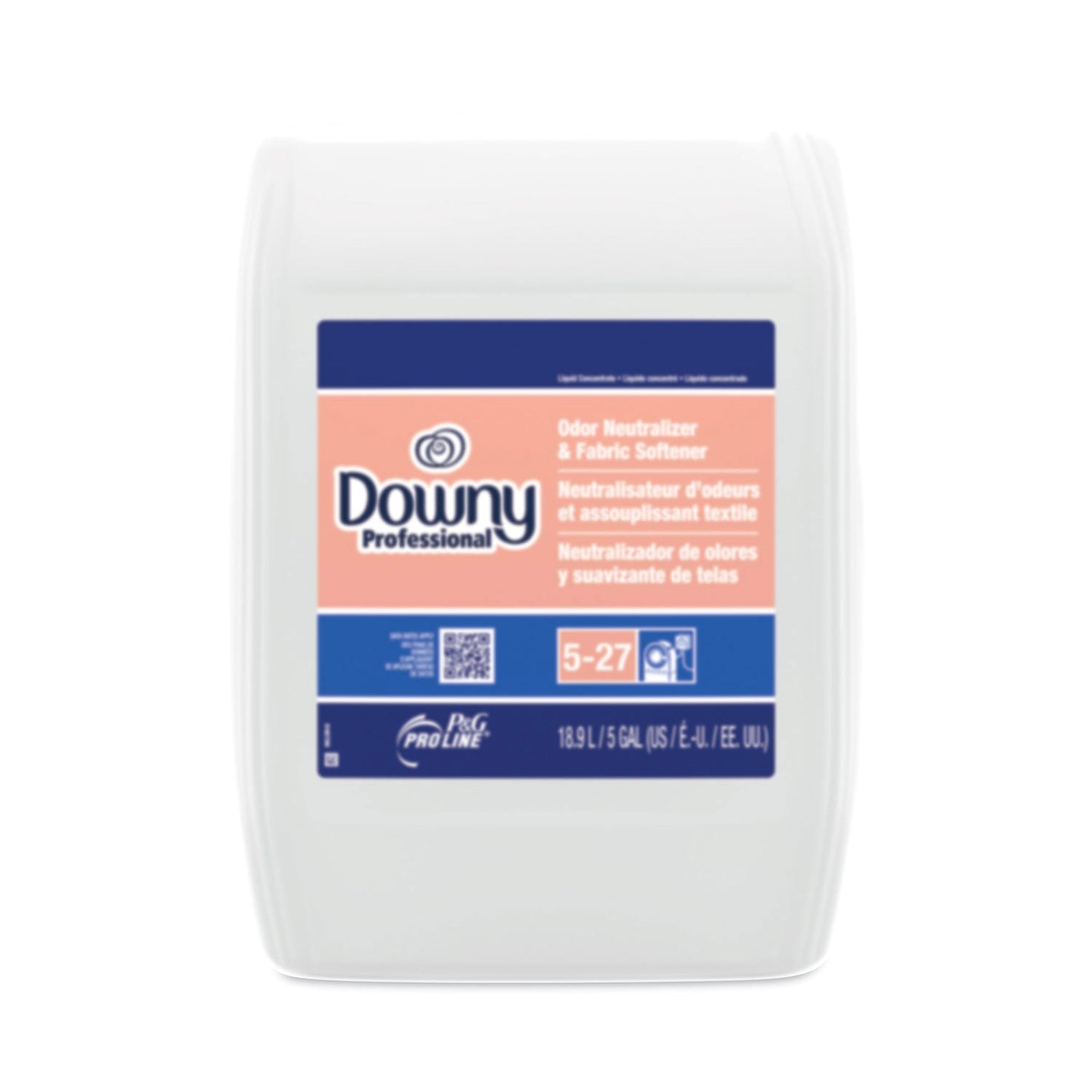 P&G Pro Line Downy Professional Odor Neutralizer and Fabric Softener, Fresh Scent, 5 gal Pail (PPL39384)