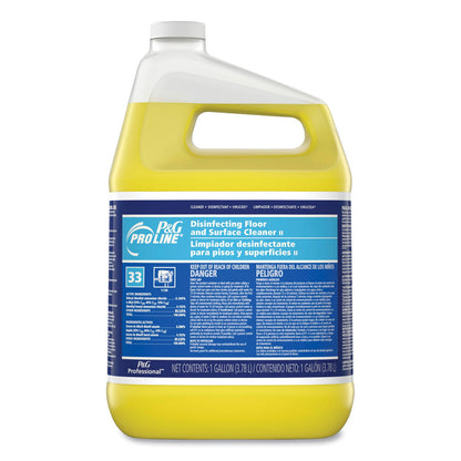 P&G Pro Line Pro Line Disinfectant Floor Cleaner, Fresh Scent, Liquid, 1 gal Bottle, 4/Carton (PPL02039)