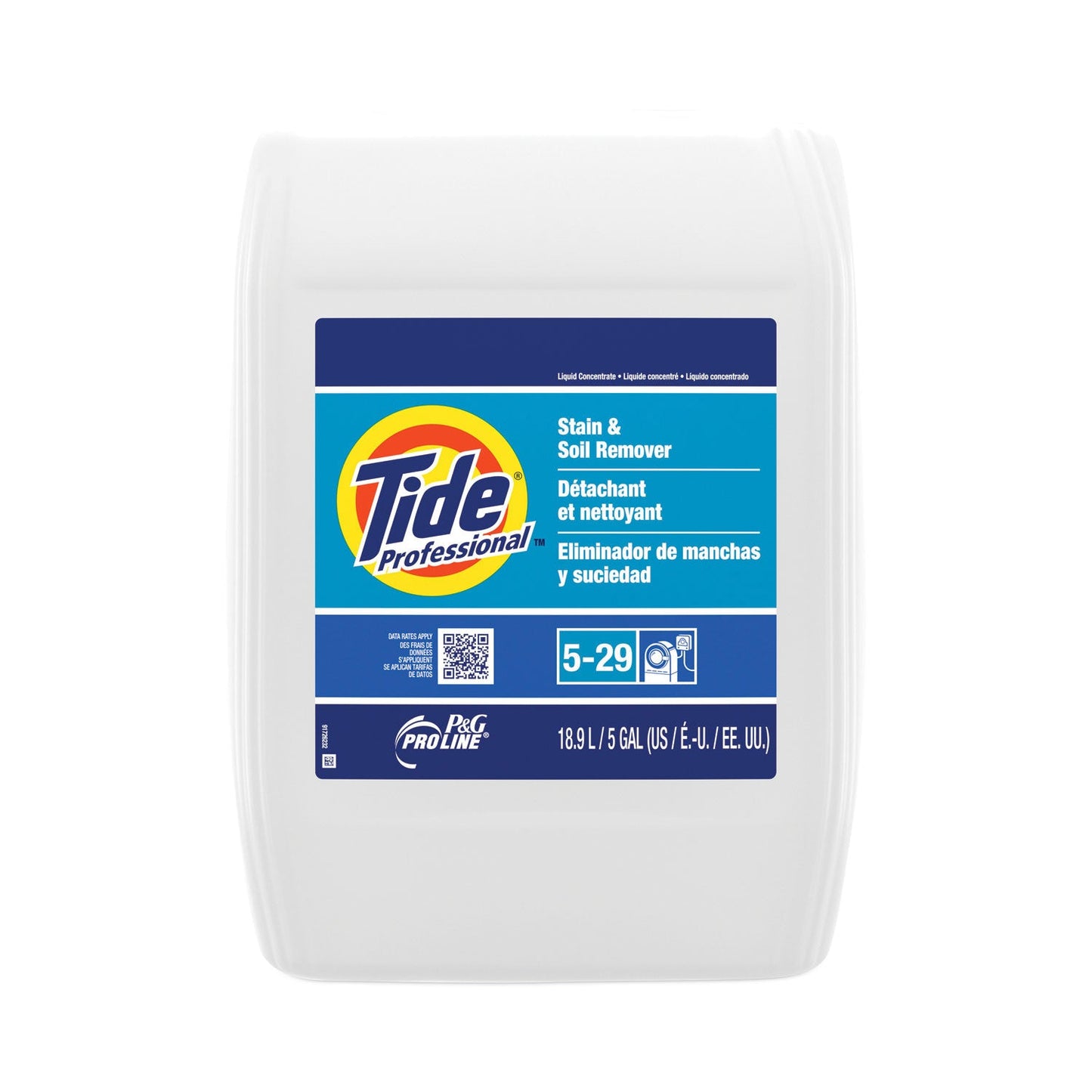 P&G Pro Line Tide Professional Stain & Soil Remover, 5 gal Pail (PPL39382)