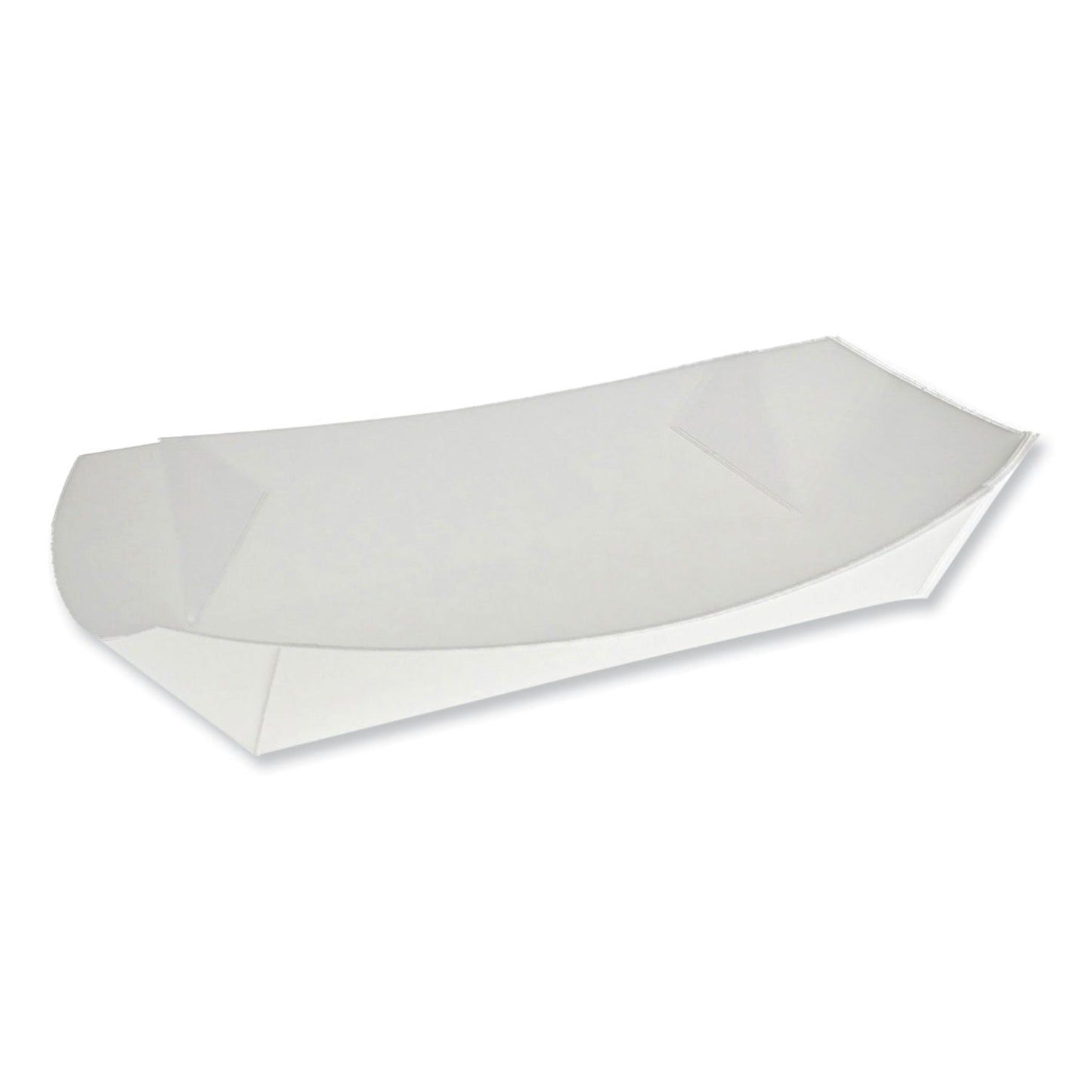 Pactiv Paper Hot Dog Tray with Perforations, 7.04 x 1.75 x 1.43, White, 1,000/Carton (PCTDDOGTPAC)
