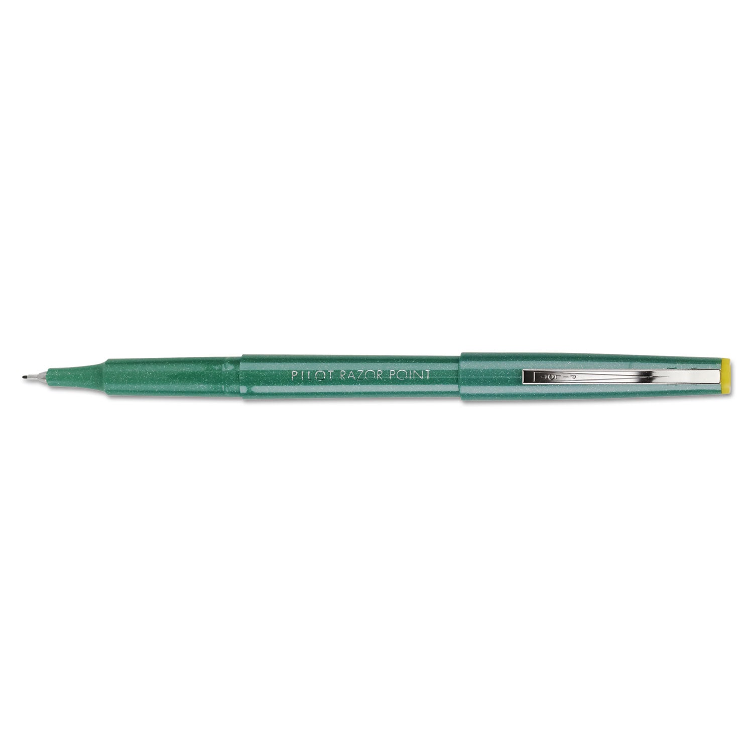 Pilot Razor Point Stick Porous Point Marker Pen, 0.3mm, Green Ink/Barr ...