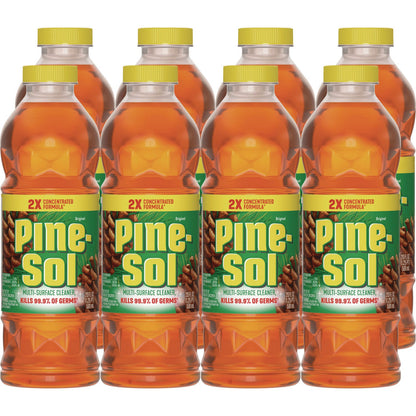 Pine-Sol Multi-Surface Cleaner Disinfectant Concentrated, Pine Scent, 20 oz Bottle, 8/Carton (CLO60149CT)