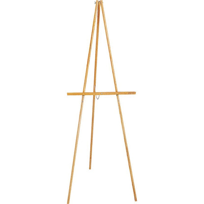 Quartet Lightweight Tripod Floor Easel, 64" High, Natural Oak (QRT41E)