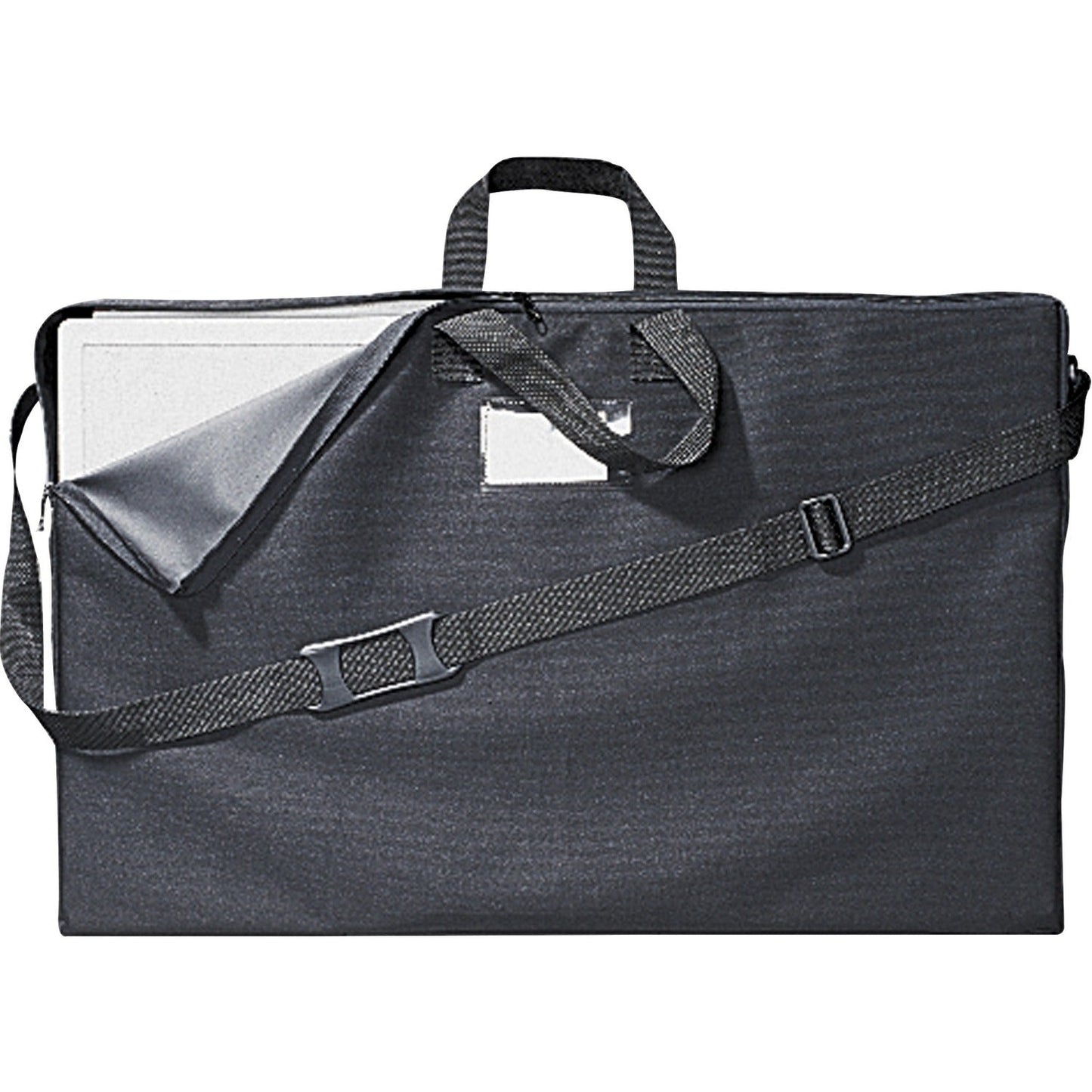 Quartet Tabletop Display Carrying Case, Canvas, 18 1/2w x 2 3/4d x 30h, Black (QRT156366)
