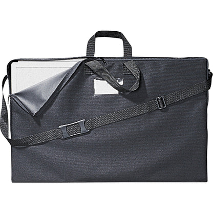 Quartet Tabletop Display Carrying Case, Canvas, 18 1/2w x 2 3/4d x 30h, Black (QRT156366)