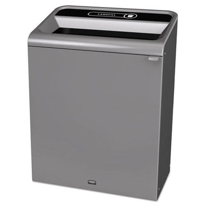 Rubbermaid Configure Indoor Recycling Waste Receptacle, 45 gal, Gray, Landfill (RCP1961507)