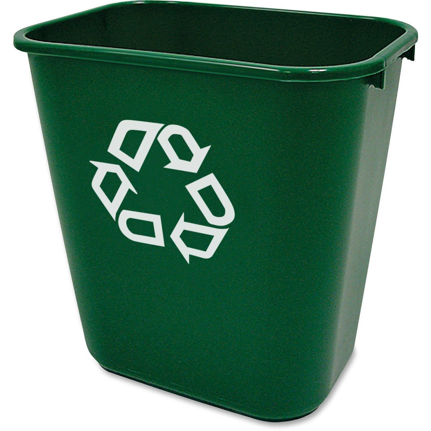 Paper Recycling Rack Rubbermaid Commercial Deskside Paper Recycling Container, Rectangular ...