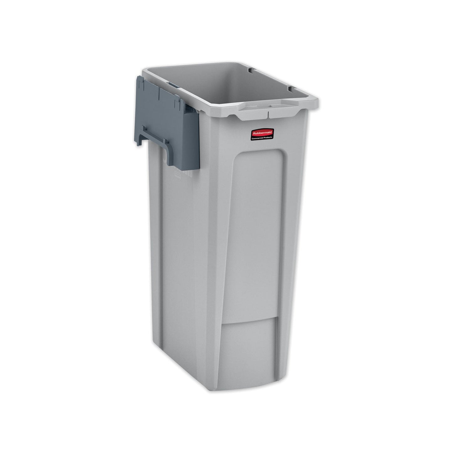 Rubbermaid Slim Jim Recycling Station Kit, 23 gal, Gray (RCP2007913)