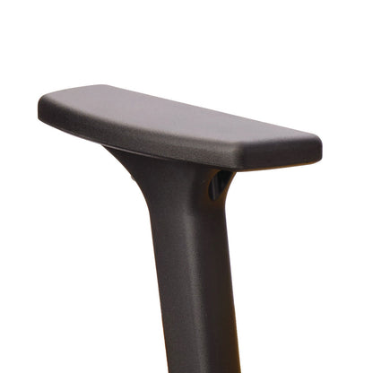 Safco Commute Chair T-Bar Arm Set, Black, 2/Set (SAF7829BL)